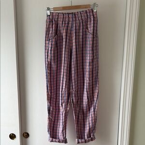 OSKA Linen Pull On Tapered Leg Pants S